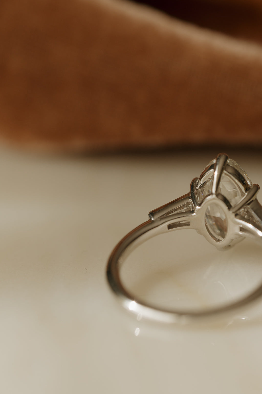 No. 10 Diamond Ring in Old Mine Oval Diamond