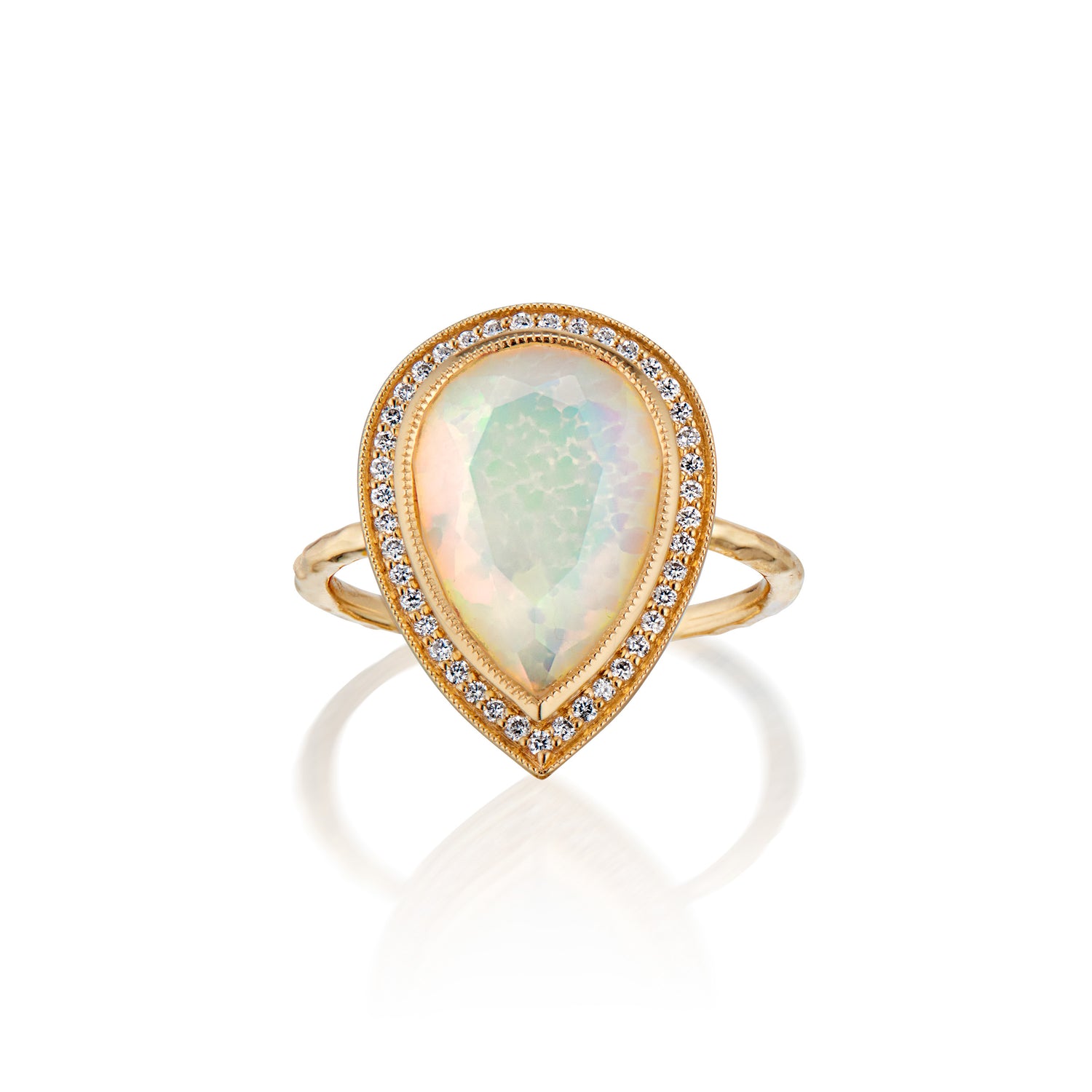 Prive Pear Opal Starfall Ring