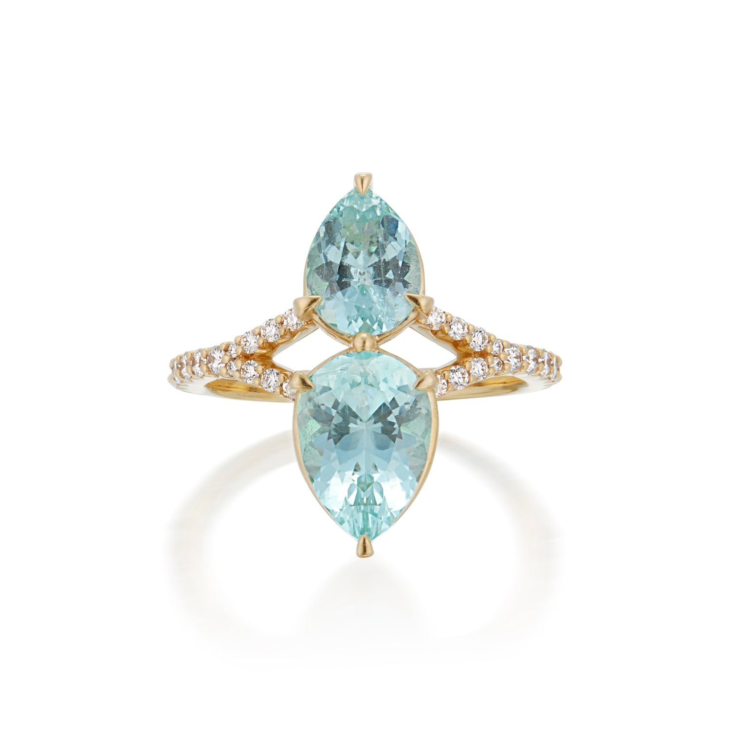 Aquamarine Reflection Ring