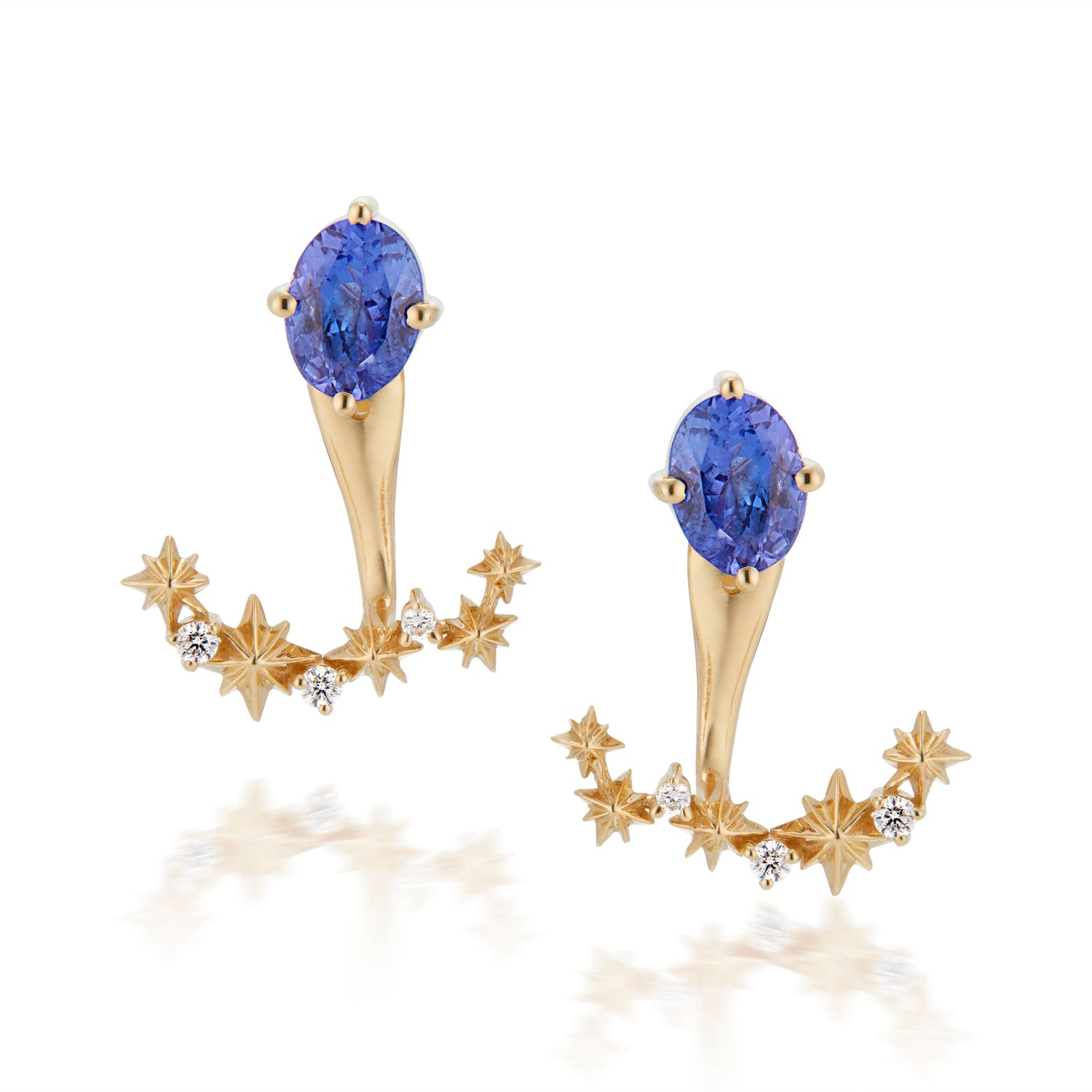 Tanzanite Starfall Earrings