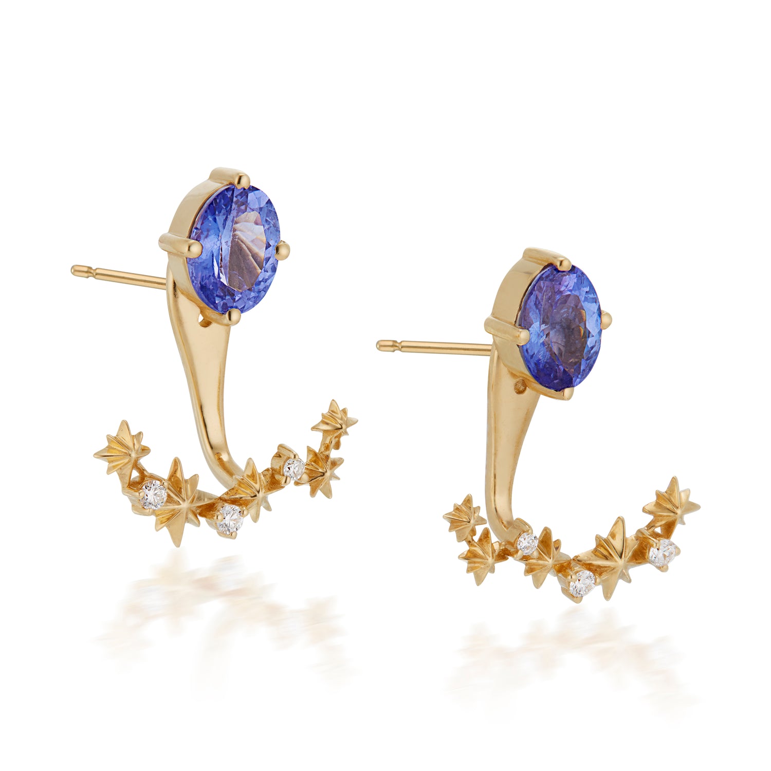 Tanzanite Starfall Earrings