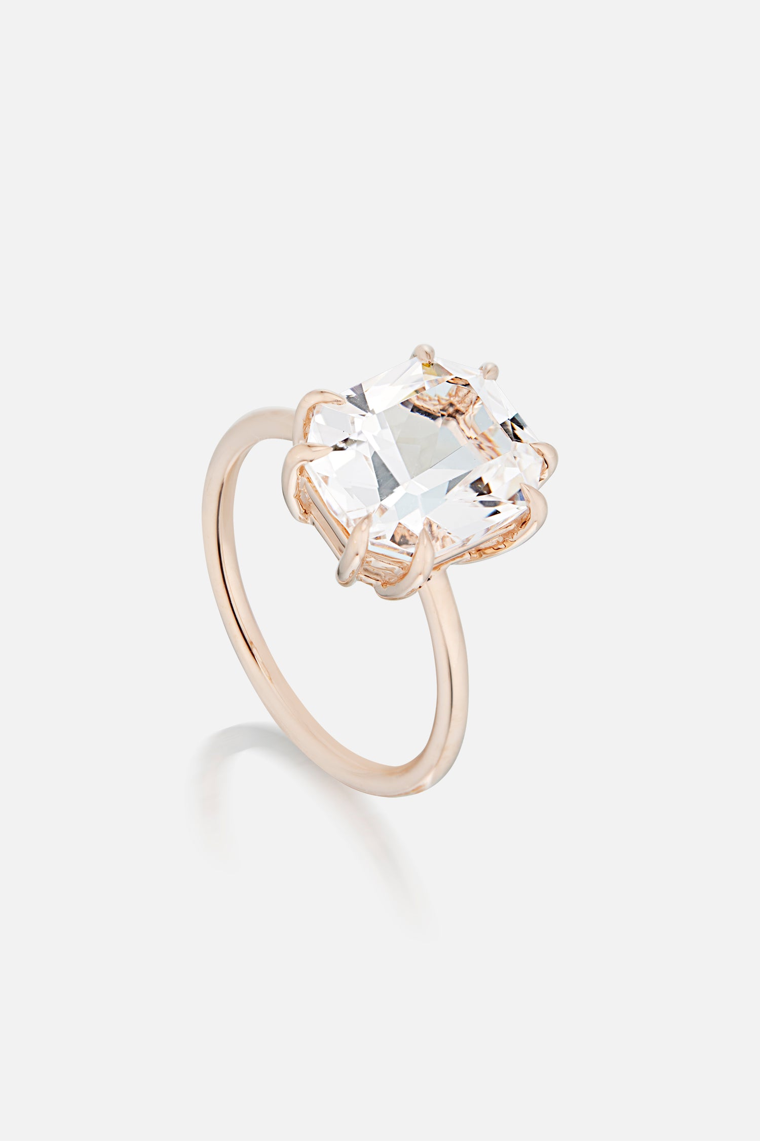 Himalayan Quartz Chloe Ring in Rose Gold
