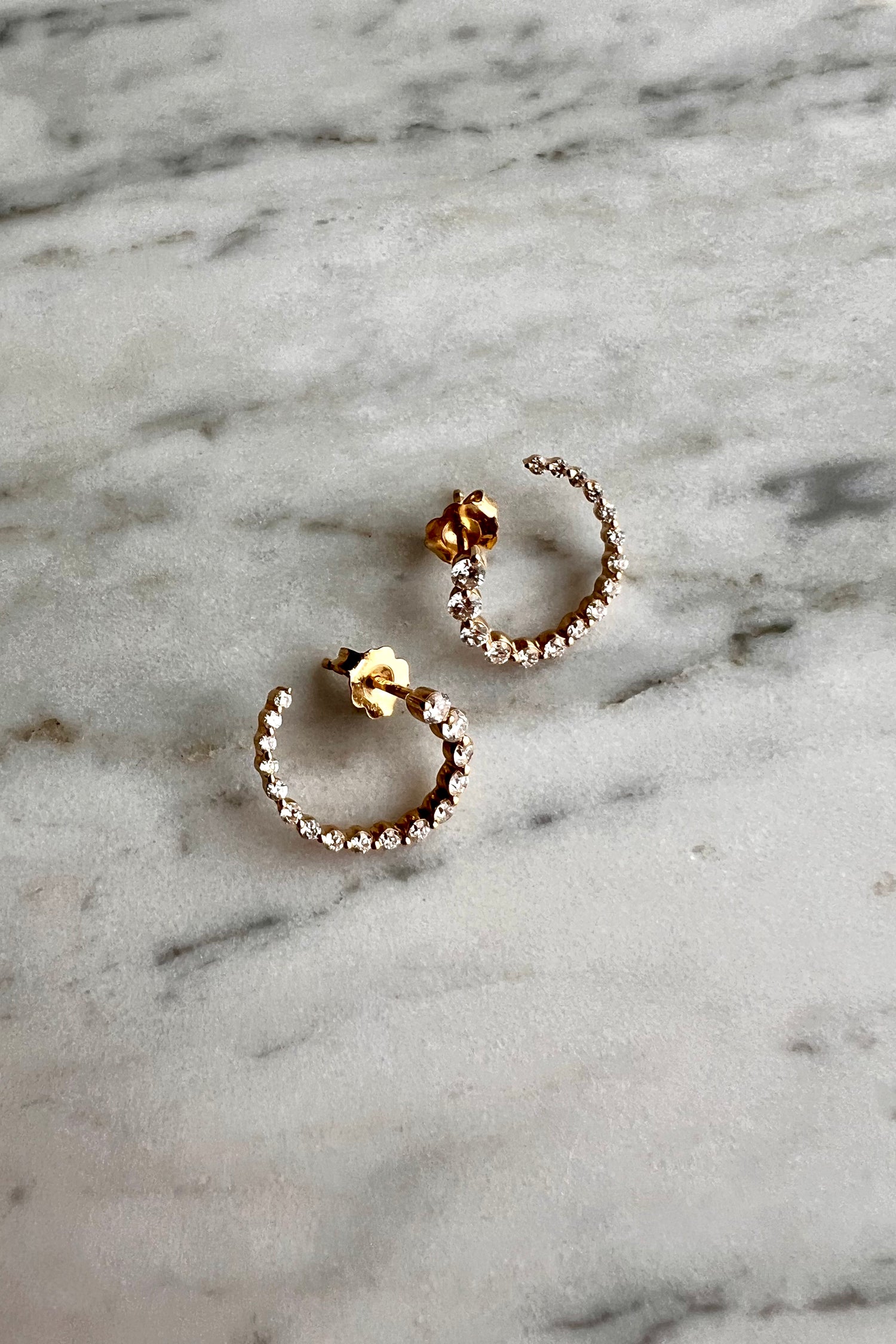 Cosmos Lab-Created Diamond Earrings