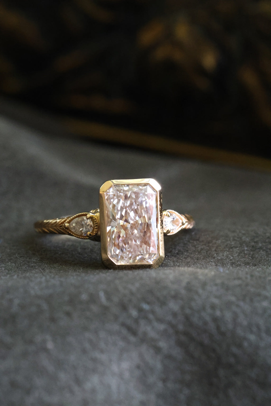 No. 16 Bezel Set Ring in Radiant Cut