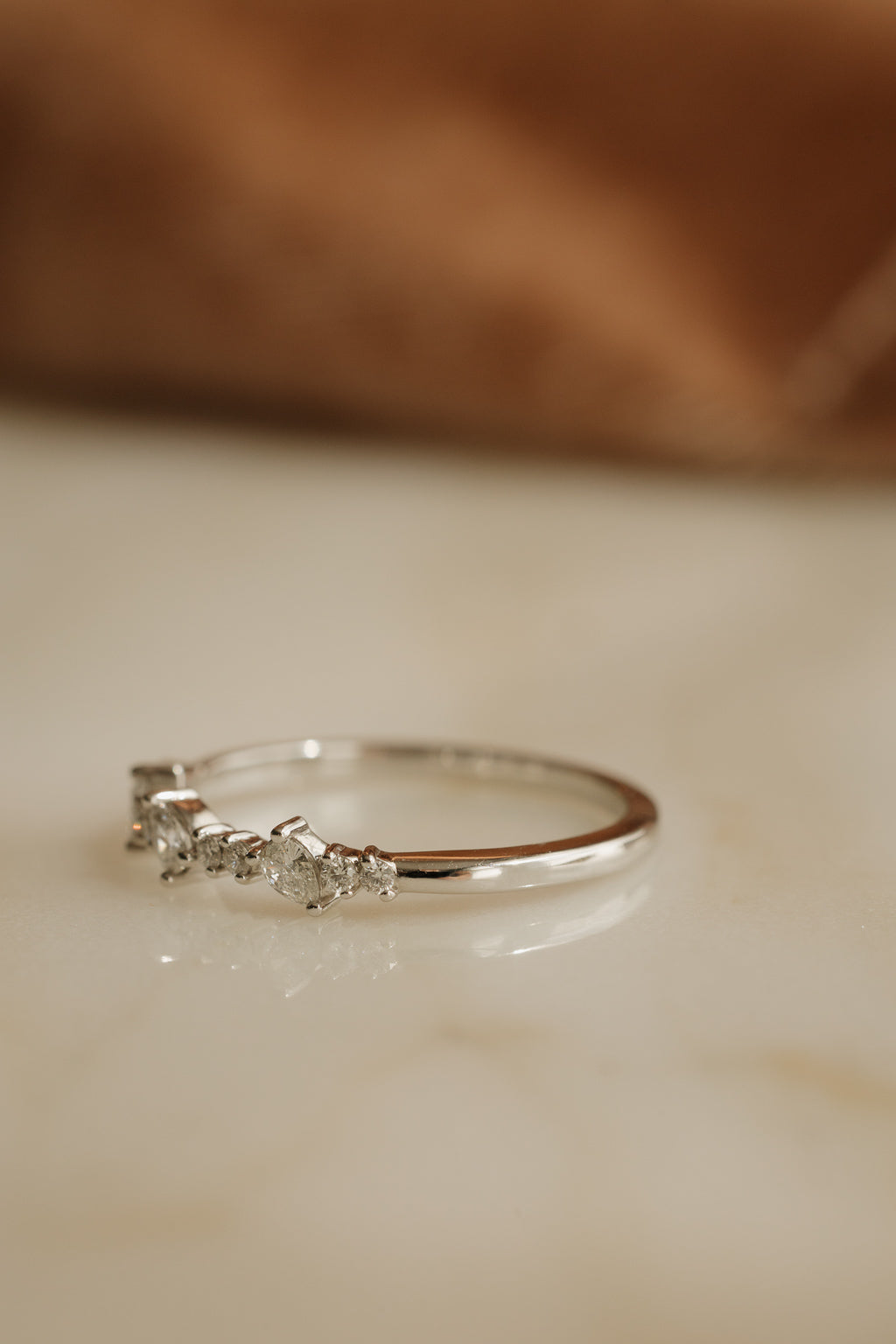 Diamond Alternating Pear Band