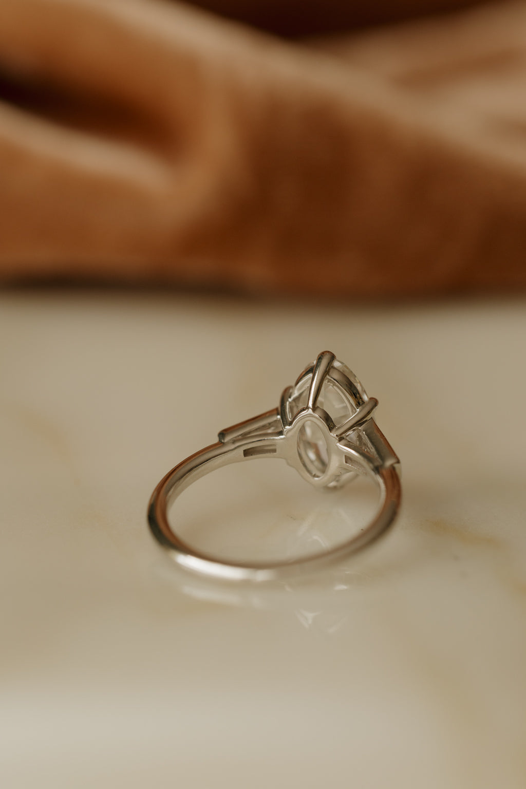 No. 10 Diamond Ring in Old Mine Oval Diamond