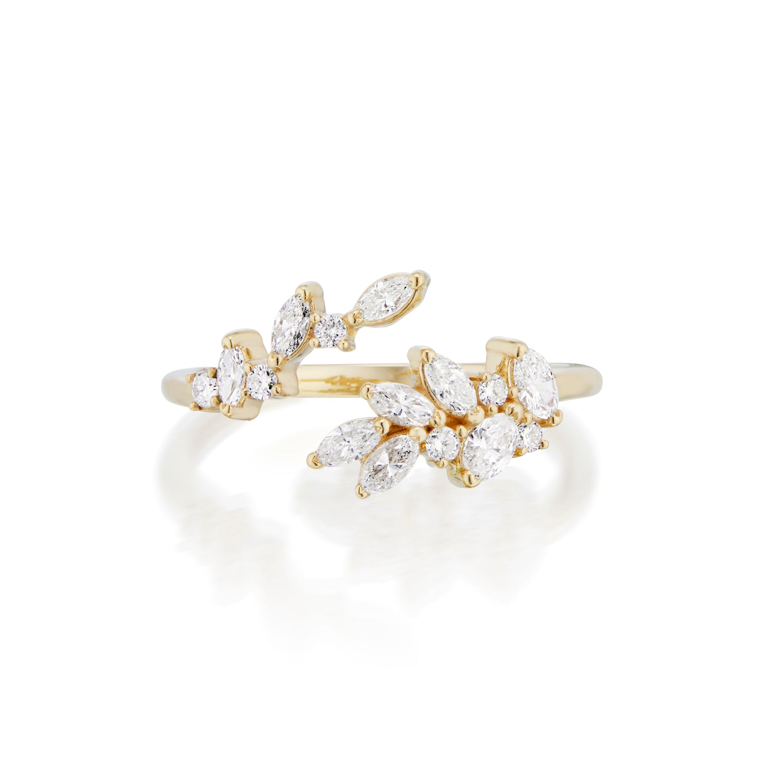 Diamond Laurel Ring