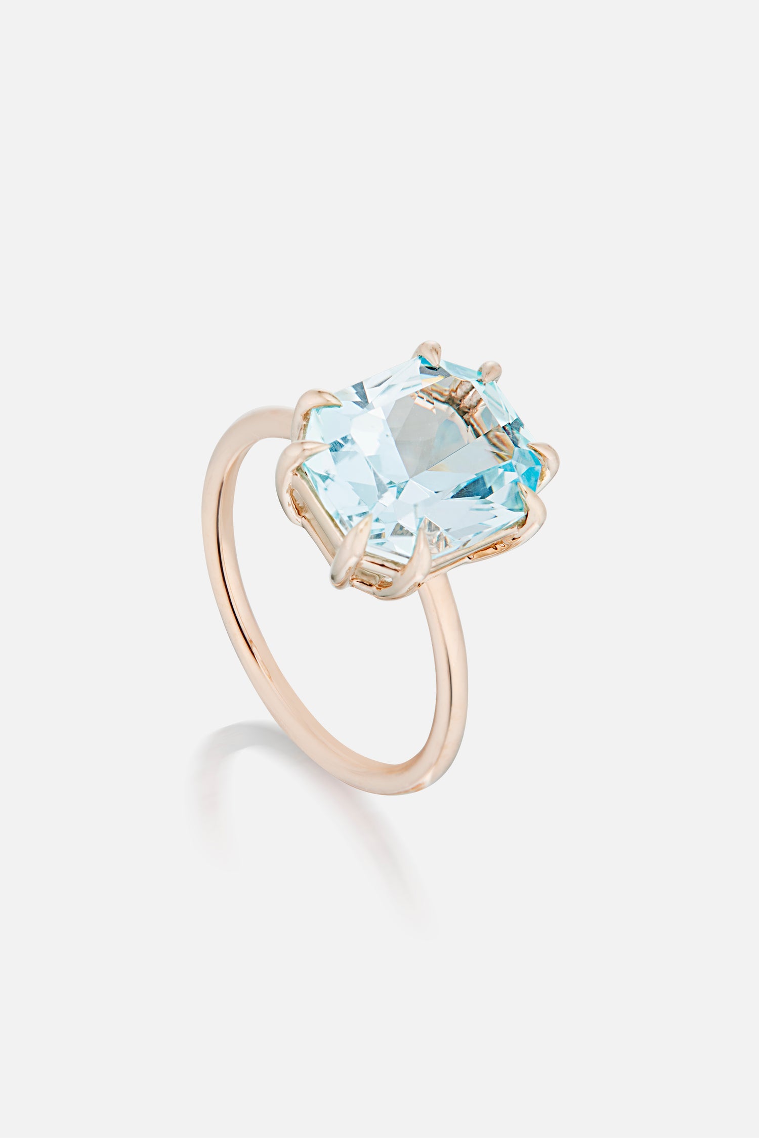 Blue Topaz Chloe Ring