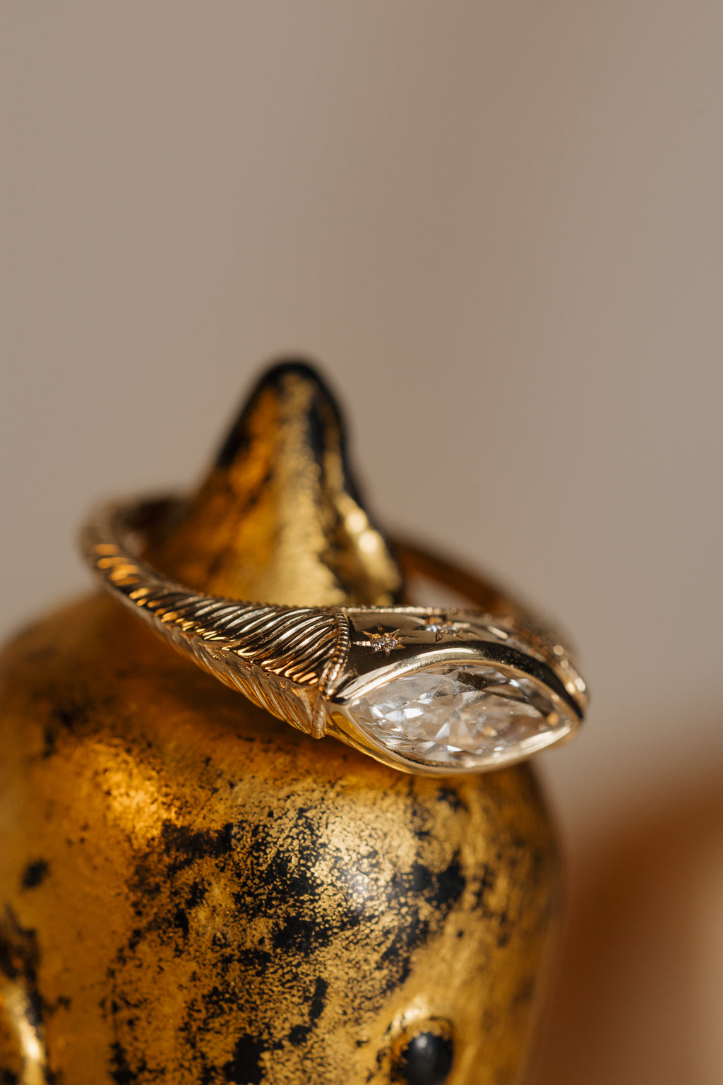 No. 06 Marquise Diamond East-West Engagement Ring