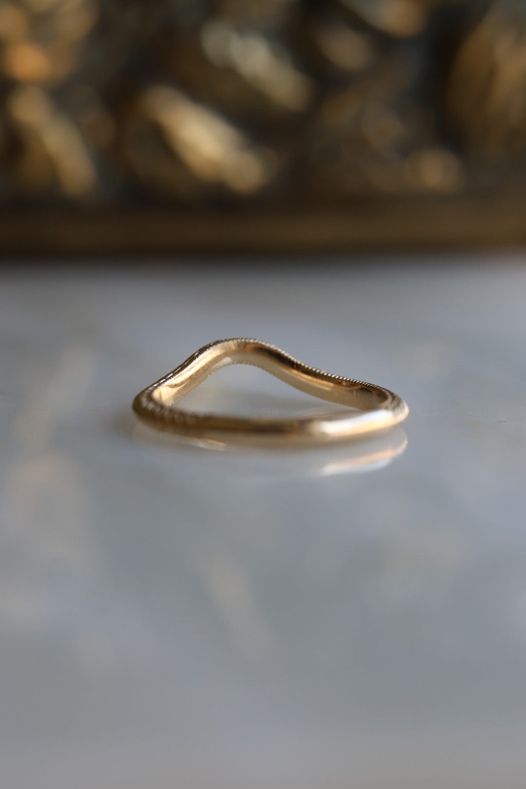 No. 12 Hand-Engraved Wedding Band