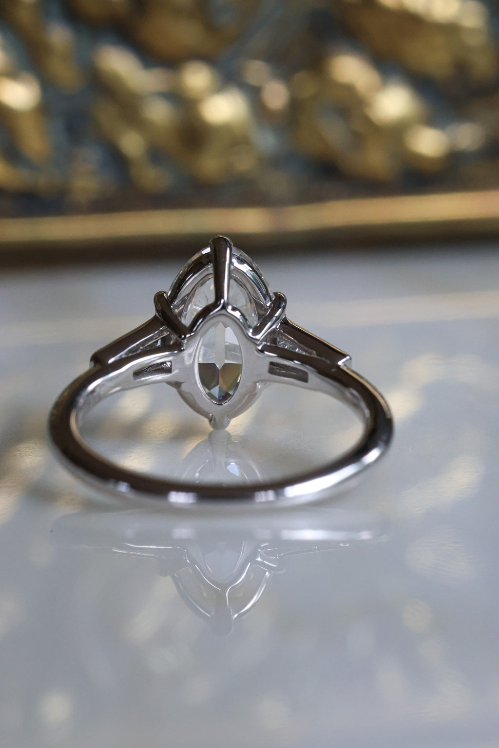 No. 10 Diamond Ring in Old Mine Oval Diamond