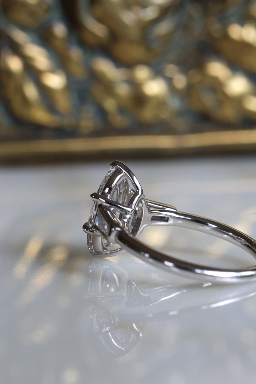 No. 10 Diamond Ring in Old Mine Oval Diamond