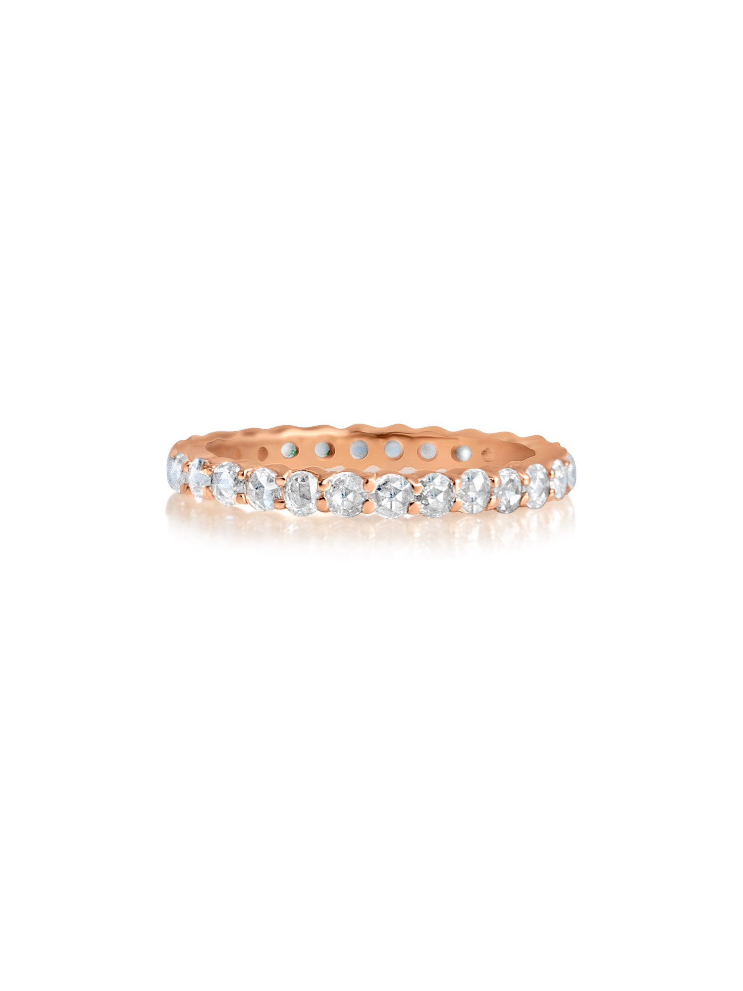 Rose Cut Diamond Band