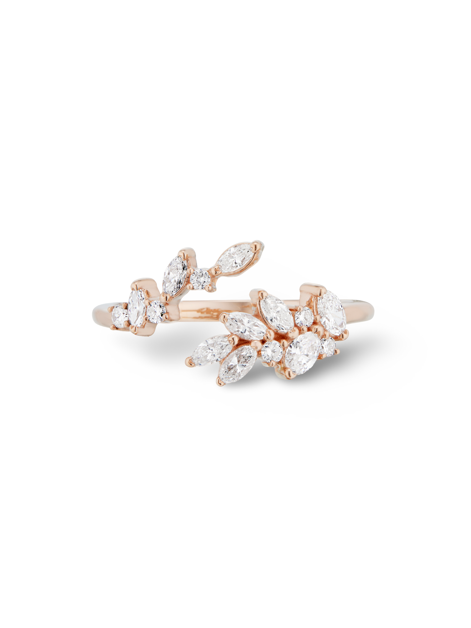 Diamond Laurel Ring