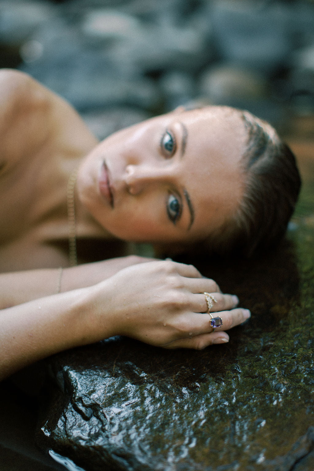 Diamond Laurel Ring