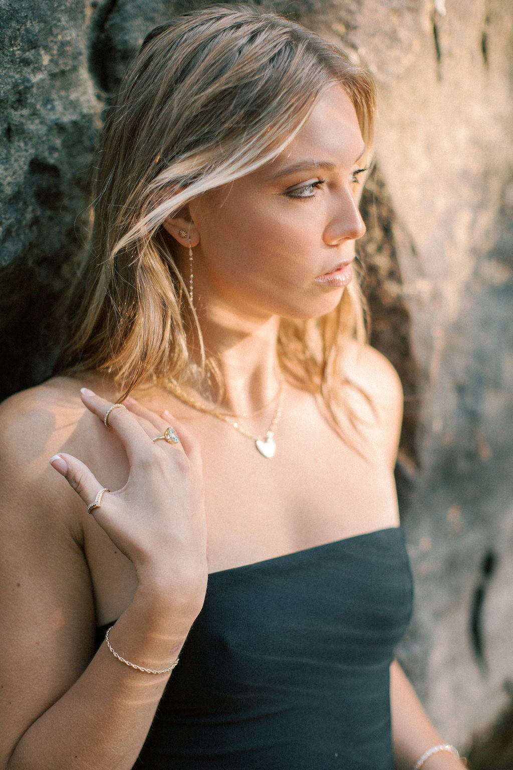 Adaline Hand-Engraved Heart Necklace