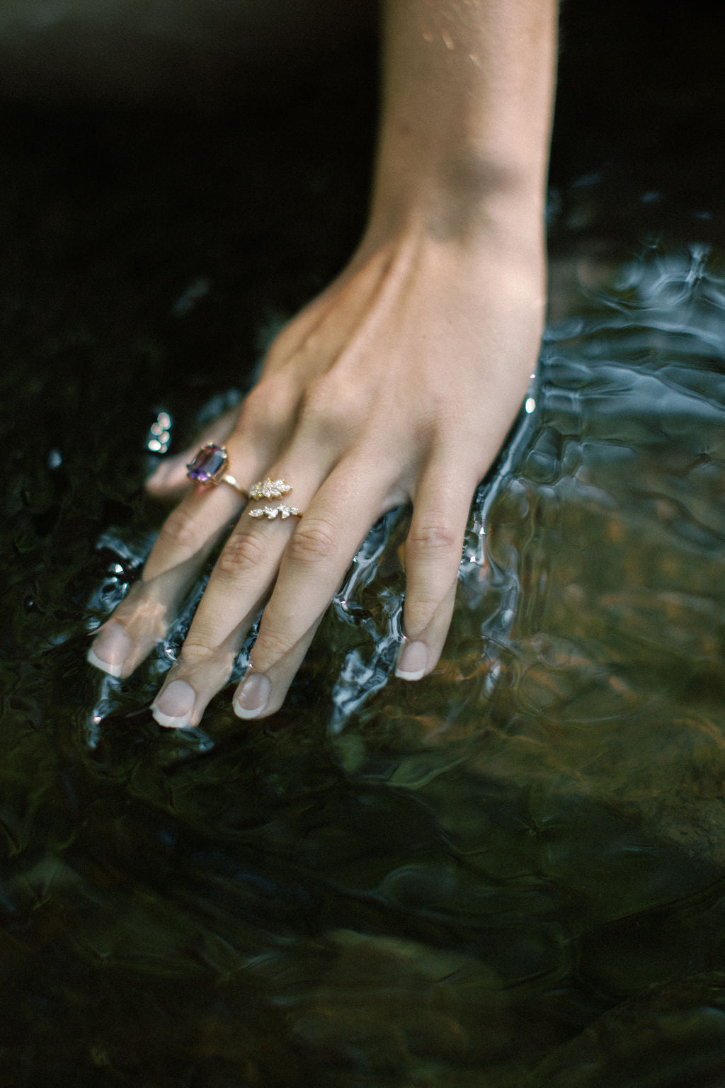 Amethyst Chloe Ring